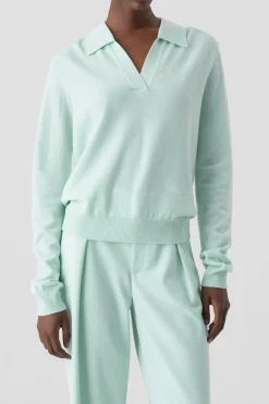 Merino Wool & Cashmere Fine Knit Sweater