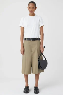 Pleated A-Line Culottes
