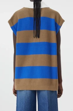 Sleeveless Knit Polo